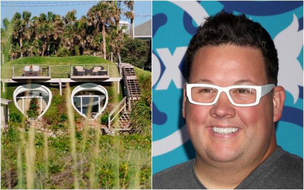 Florida dune house is covered in moss and has white f<em></em>rames that look like Graham Elliot's glasses, celebrities who look like houses